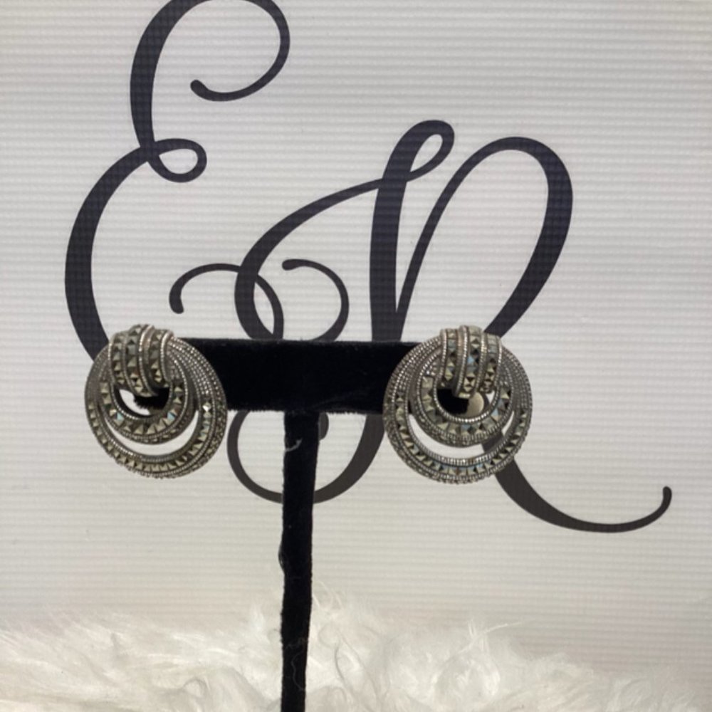 Judith Jack Vintage Marcasite Earrings